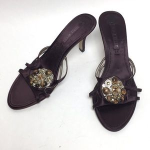 NINE WEST Jeweled Evening Heels 6.5